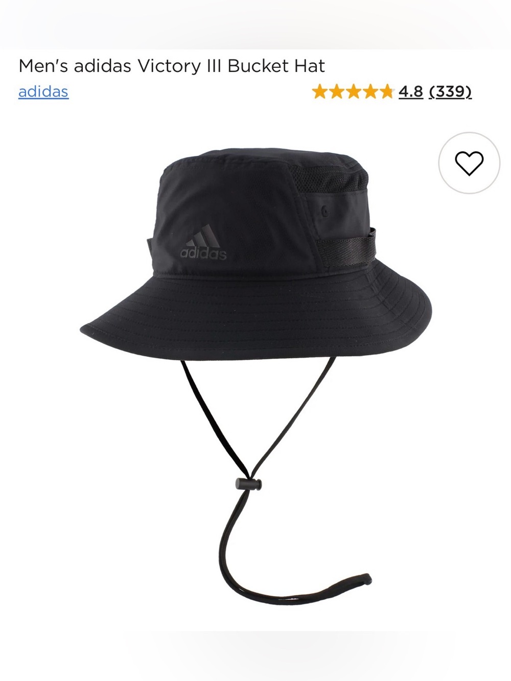 Men's adidas Victory III Bucket Hat